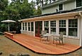 Custom composite trex deck and  in Fort Bragg, CA